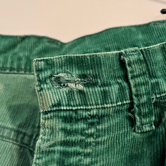 Vintage white tag, Levi’s green flare cords - Picture 3 of 3